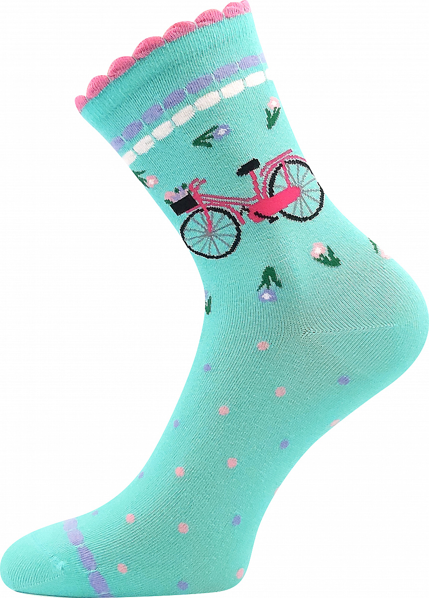 FRANCESCA dámské ponožky s volným lemem Lonka