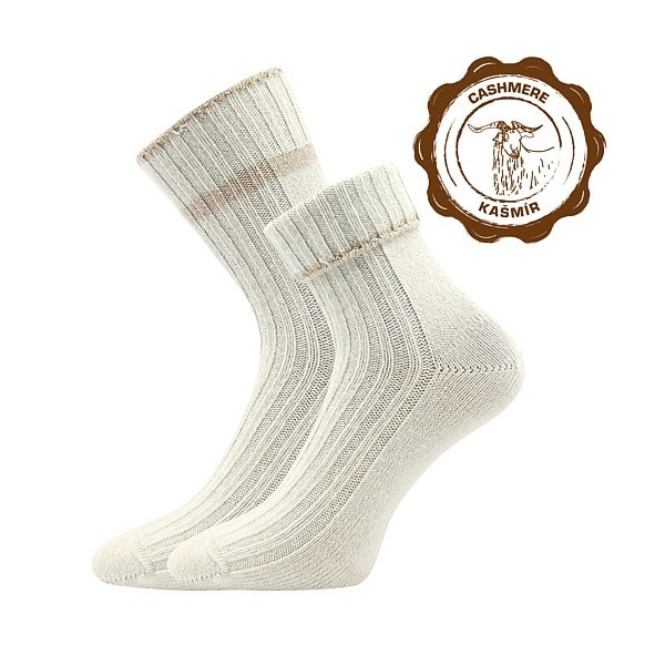 CIVETTA silné pletené ponožky z kašmíru VoXX