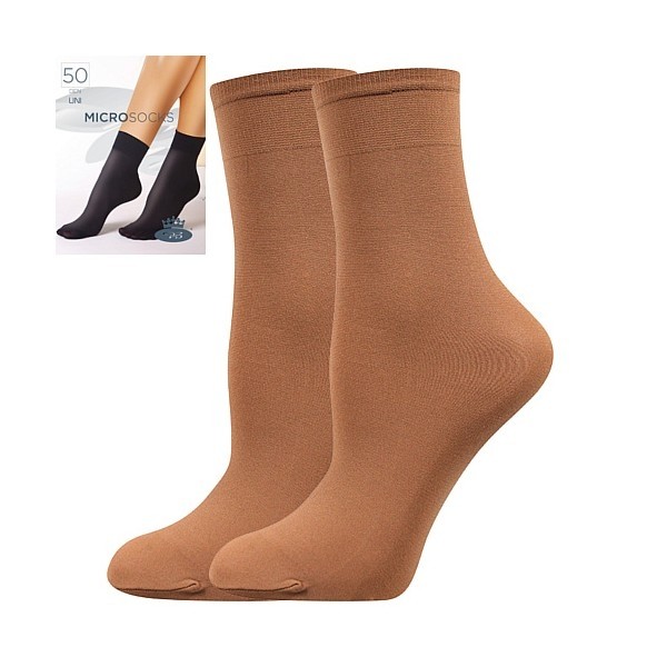 MICRO socks 50 DEN punčochové ponožky Lady B - 6 párů