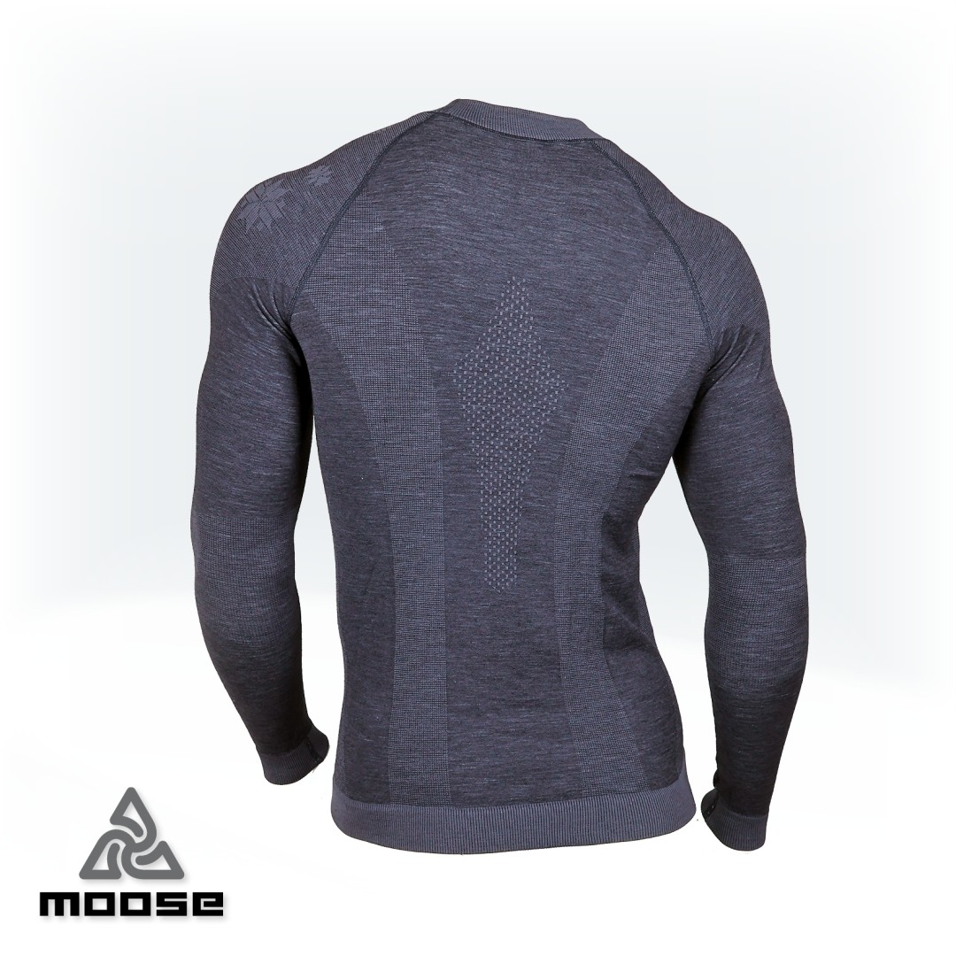 BASE MERINO TEE MEN teplé sportovní termoprádlo Moose
