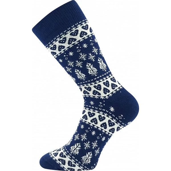 ZIMONA teplé vánoční ponožky s norským vzorem VoXX