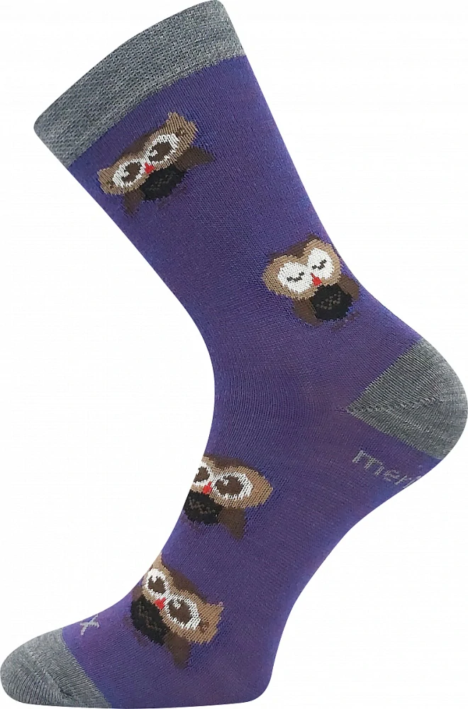 SOVIK teplé veselé merino ponožky VoXX