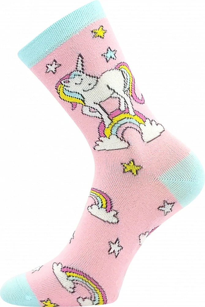 FILIP 07 ABS protiskluzové dětské ponožky - BE HAPPY