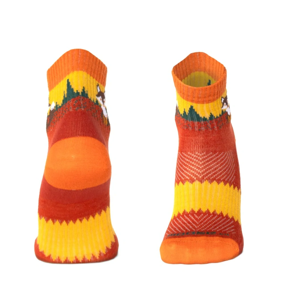 ORLIK FOX kotníkové merino ponožky s liškou Moose