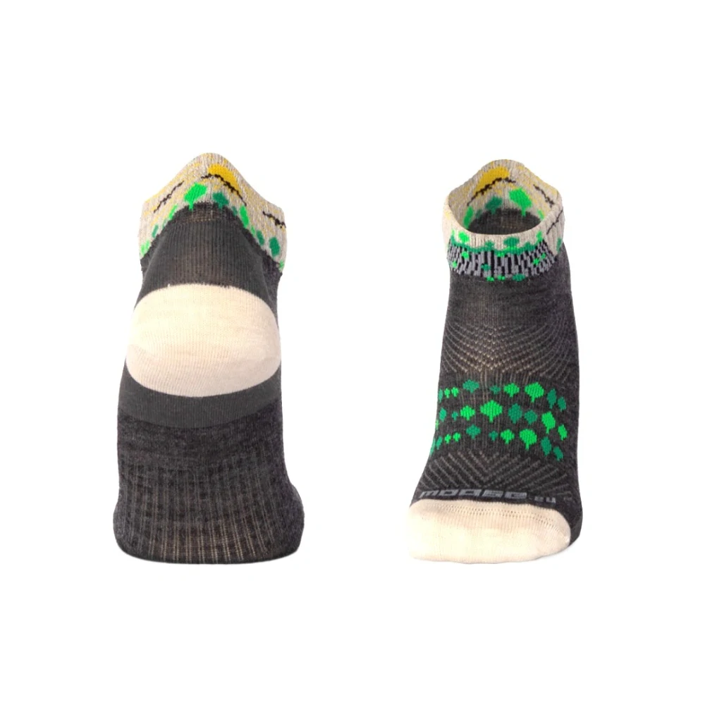 LUZY LUZ nízké veselé merino ponožky Moose