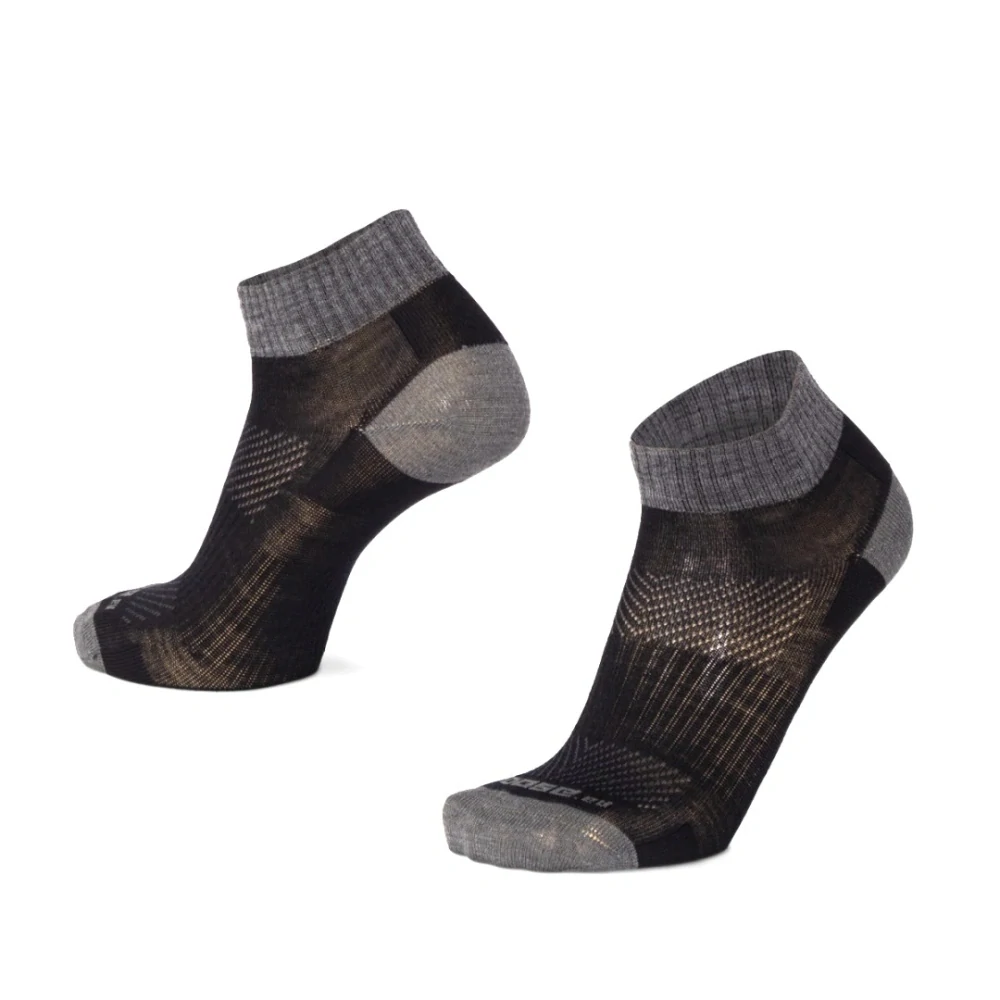 LUZY UNI nízké jednobarevné merino ponožky Moose