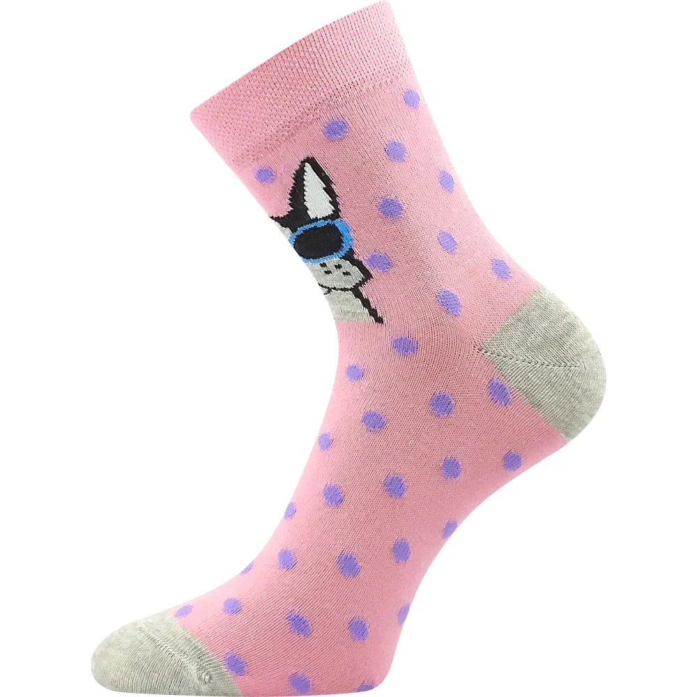 LEYKA dámské veselé ponožky Boma - PEJSCI