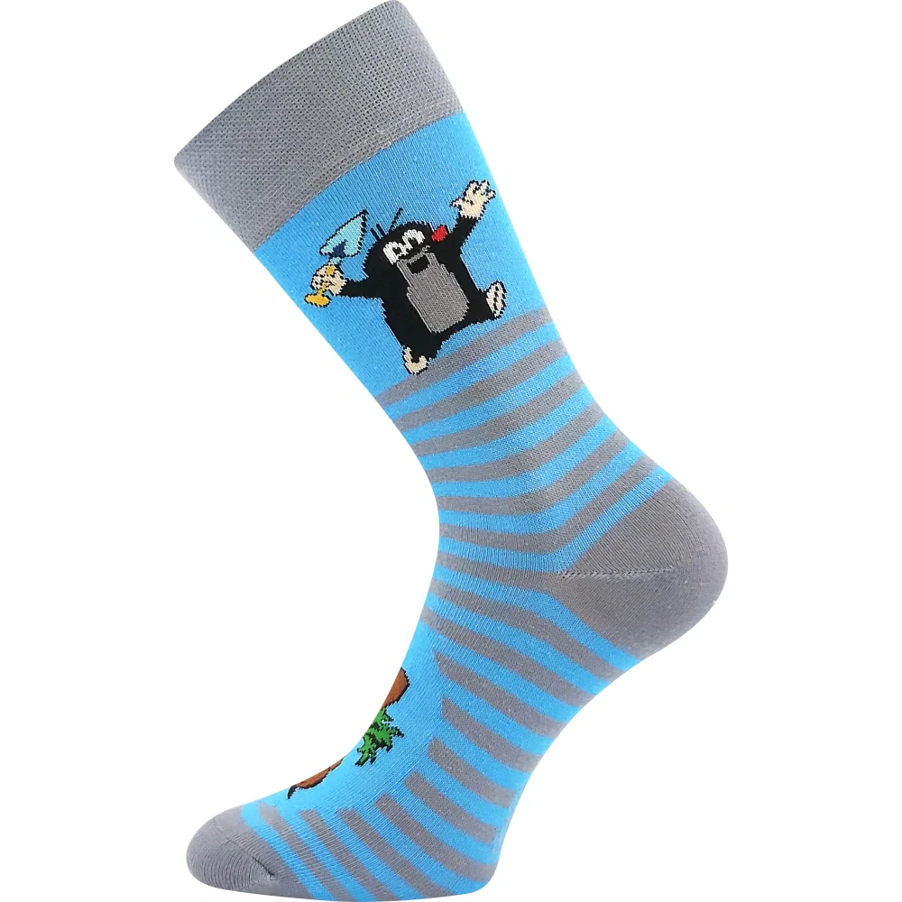 KR 111 PRUHY barevné ponožky Boma - KRTEČEK