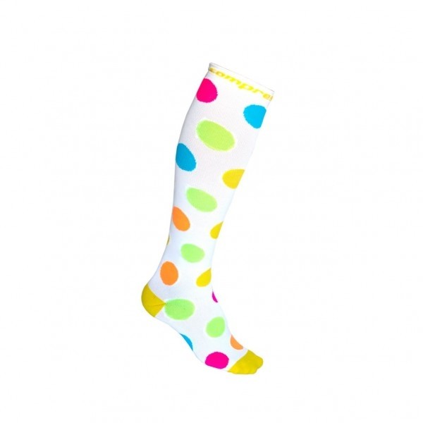 X-POOL puntíkované kompresní podkolenky COMPRESSOX