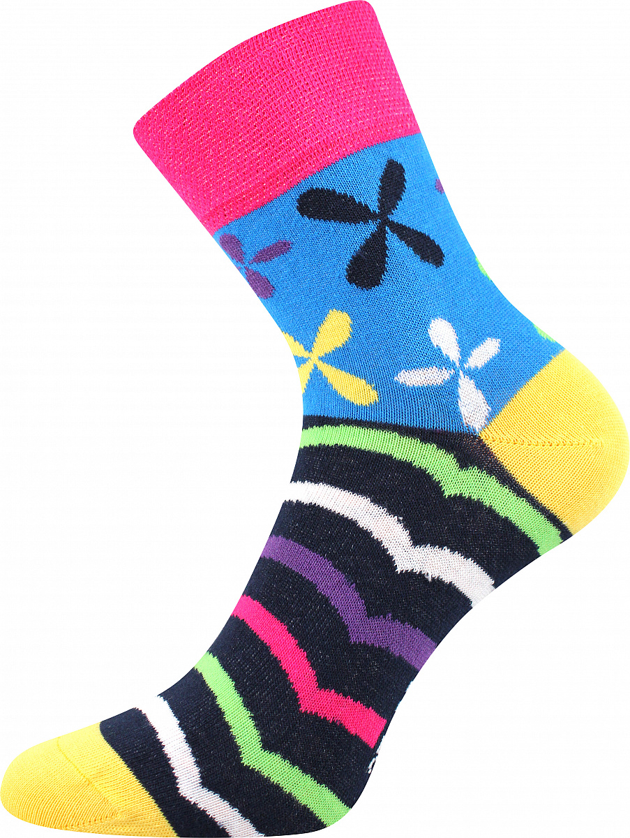 IVANA dámské barevné ponožky Boma - MIX 57