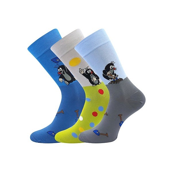 KR 111 pánské barevné ponožky Boma - KRTEČEK