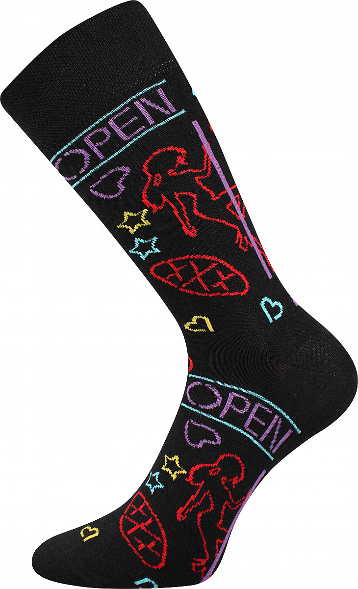 DEBOX barevné vánoční ponožky Lonka - WHISKY