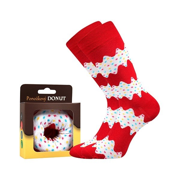 DONUT veselé dárkové ponožky Boma