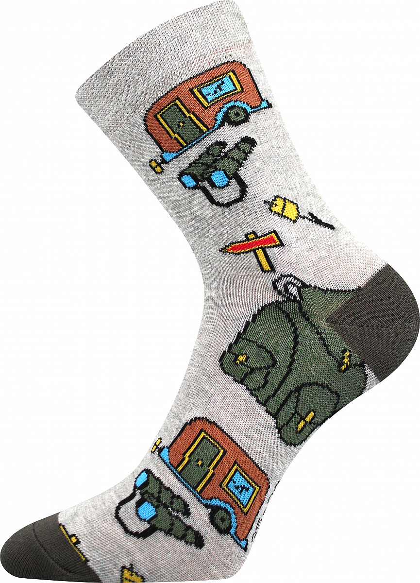 057-21-43 XI dětské ponožky Boma - mix KOLOBĚŽKY