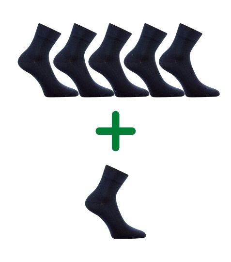 GAZDAN 5+1 ZDARMA snížené ponožky extra volný lem Lonka