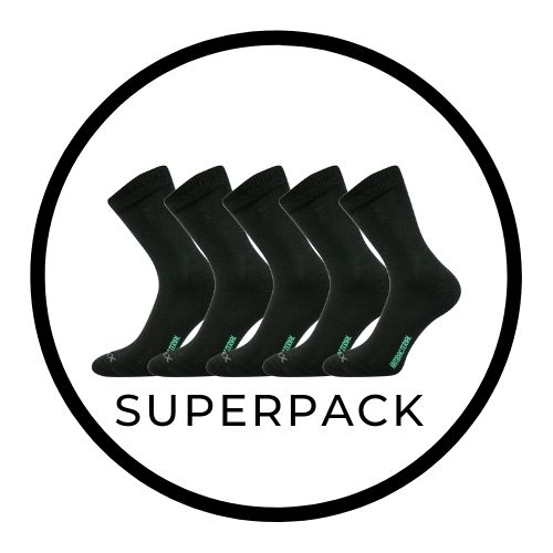 SUPERPACK - ZEUS zdravotní antibakteriální ponožky VoXX - 5 párů