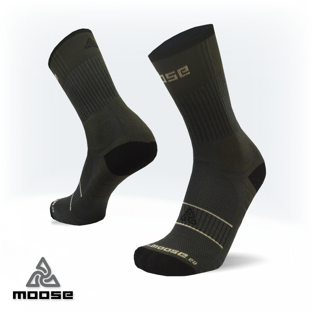 HIKE celoroční trekové ponožky Moose