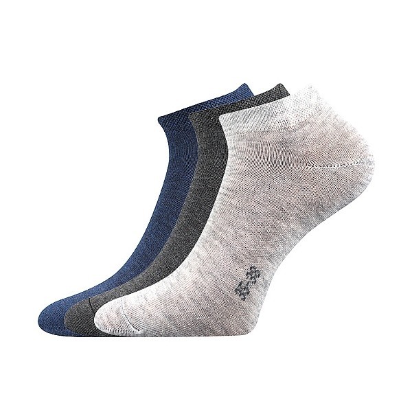 HOHO jednobarevné nízké ponožky Boma