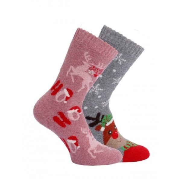 Dámské vlněné vánoční ponožky Trendy socks