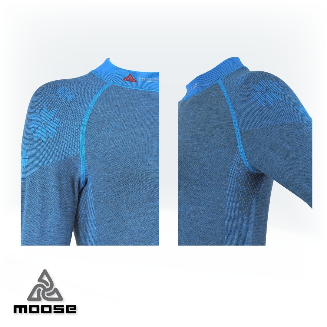 BASE MERINO TEE WOMEN teplé sportovní termoprádlo Moose