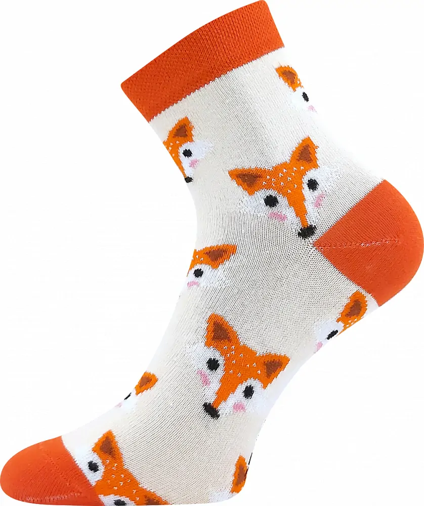 KAY veselé dětské slabé ponožky Boma - LIŠKA