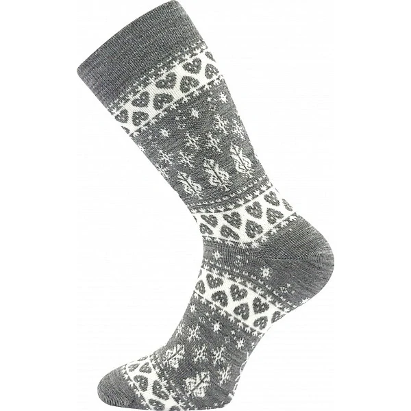 ZIMONA teplé vánoční ponožky s norským vzorem VoXX