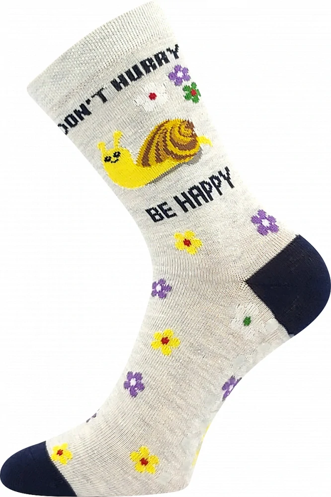 FILIP 07 ABS protiskluzové dětské ponožky - BE HAPPY