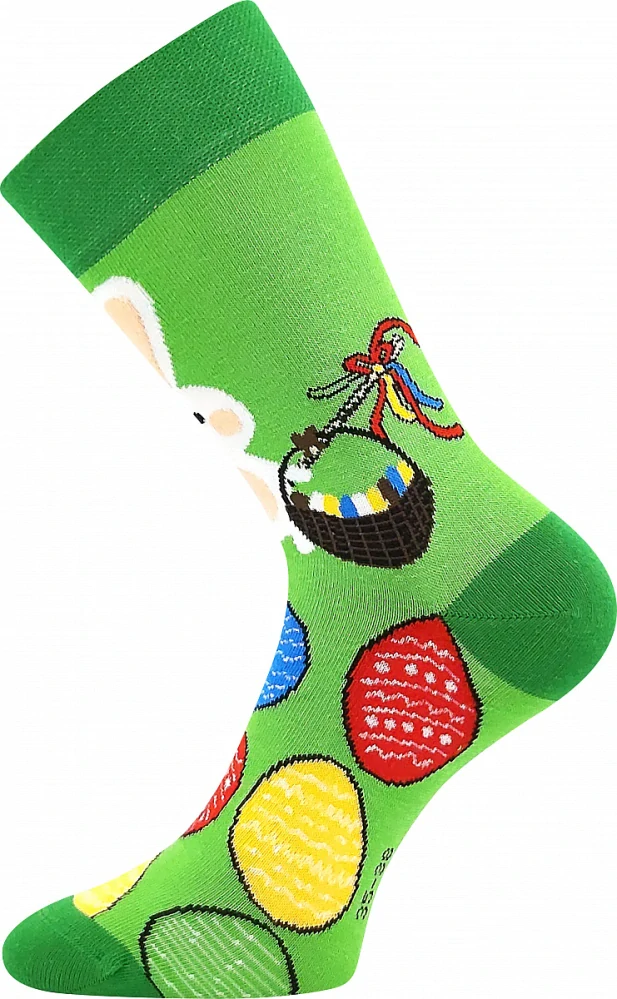 DEASTER dárkové veselé ponožky Lonka - ZAJÍC