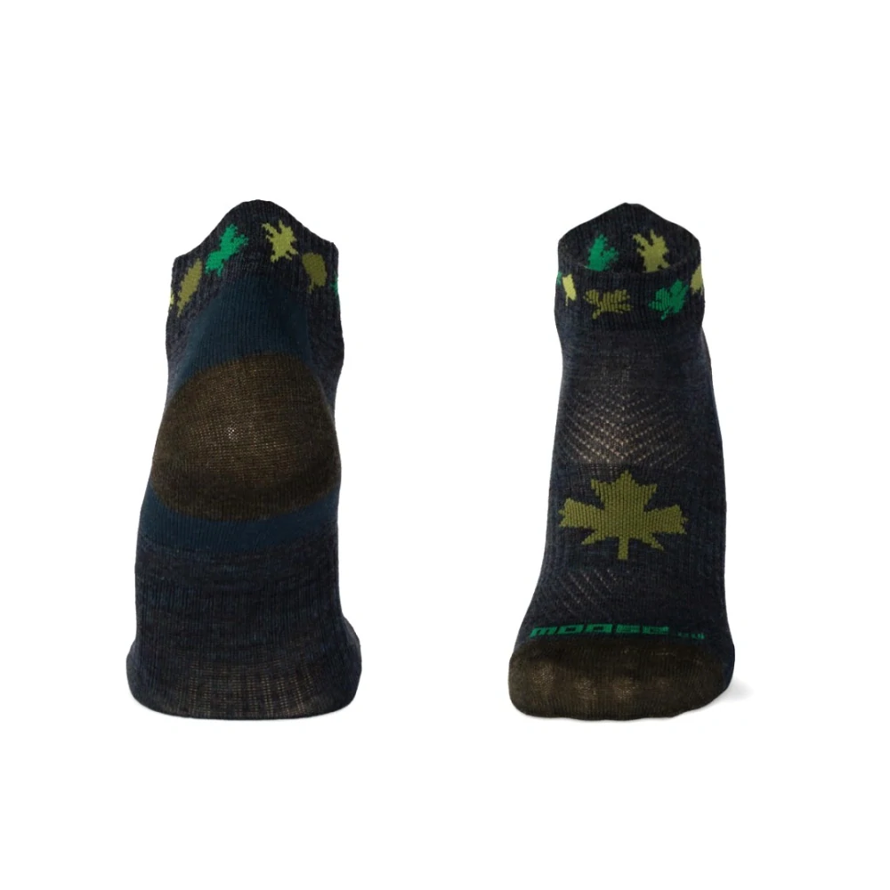 LUZY WOOD nízké merino ponožky Moose