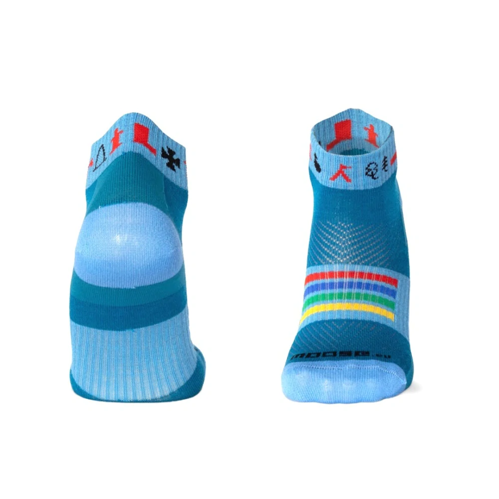 LUZY MAPA turistické nízké merino ponožky Moose