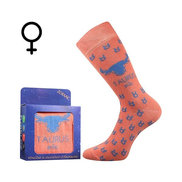 ZODIAC barevné ponožky motiv zvěrokruh Boma