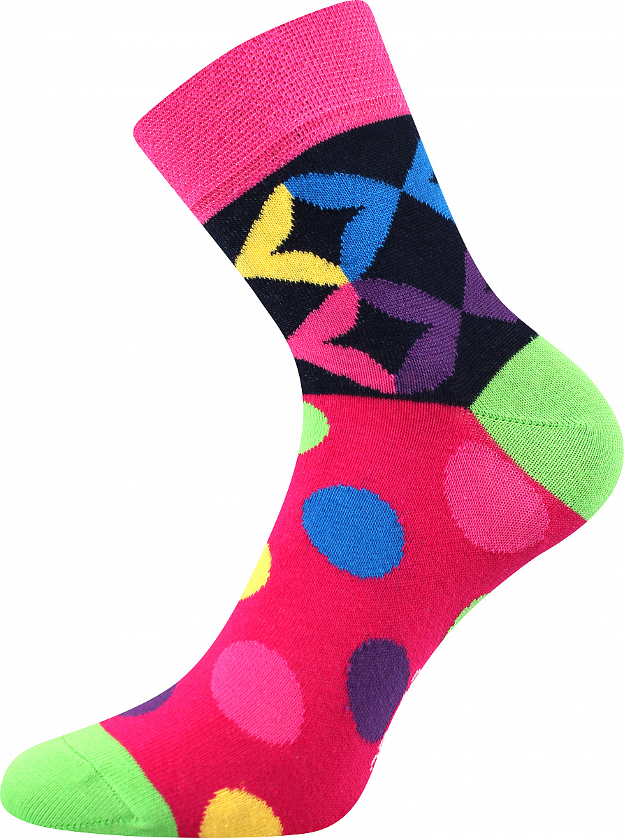 IVANA dámské barevné ponožky Boma - MIX 57