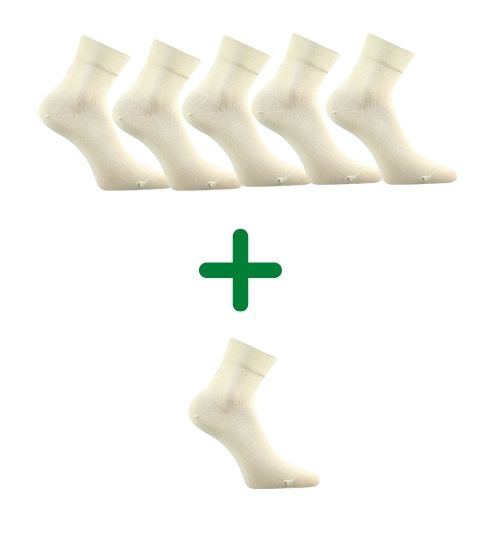 GAZDAN 5+1 ZDARMA snížené ponožky extra volný lem Lonka