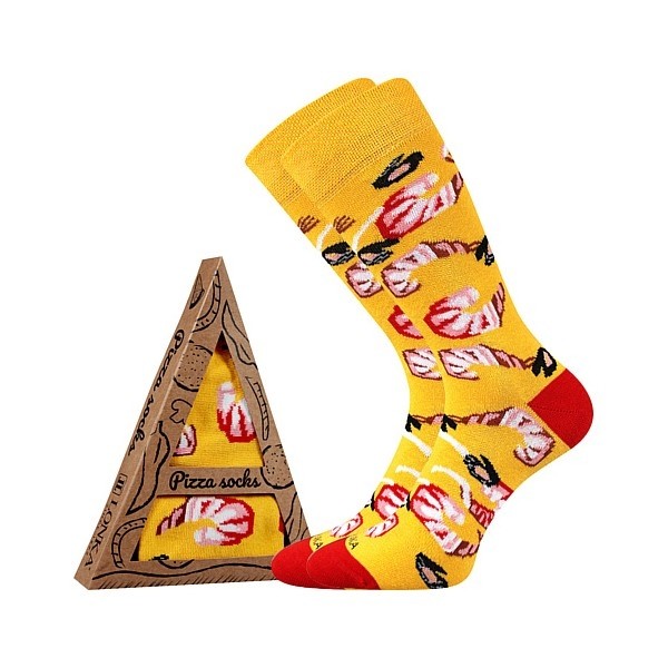 PIZZA veselé ponožky Lonka