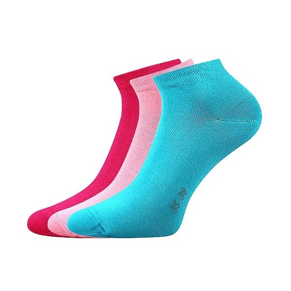 HOHO jednobarevné nízké ponožky Boma