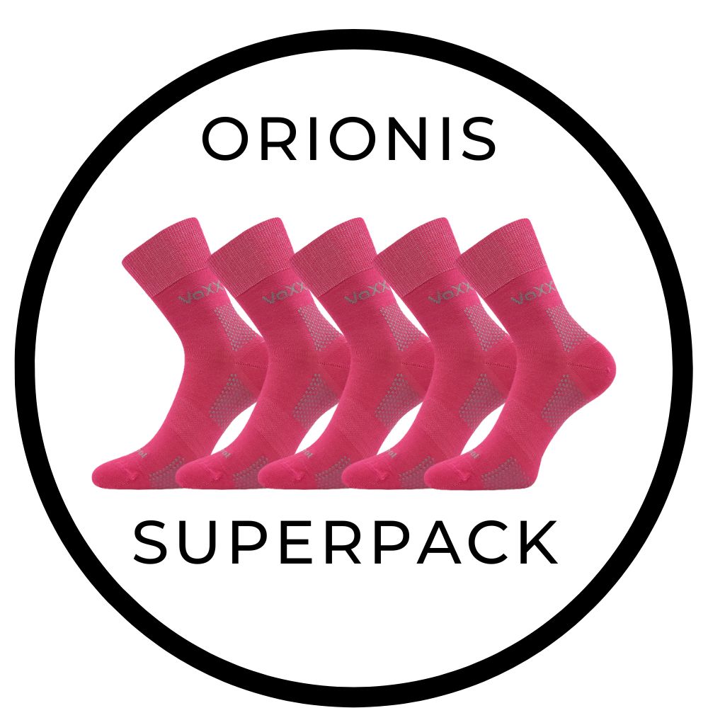 SUPERPACK - ORIONIS antibakteriální merino ponožky se stříbrem VoXX - 5 párů 