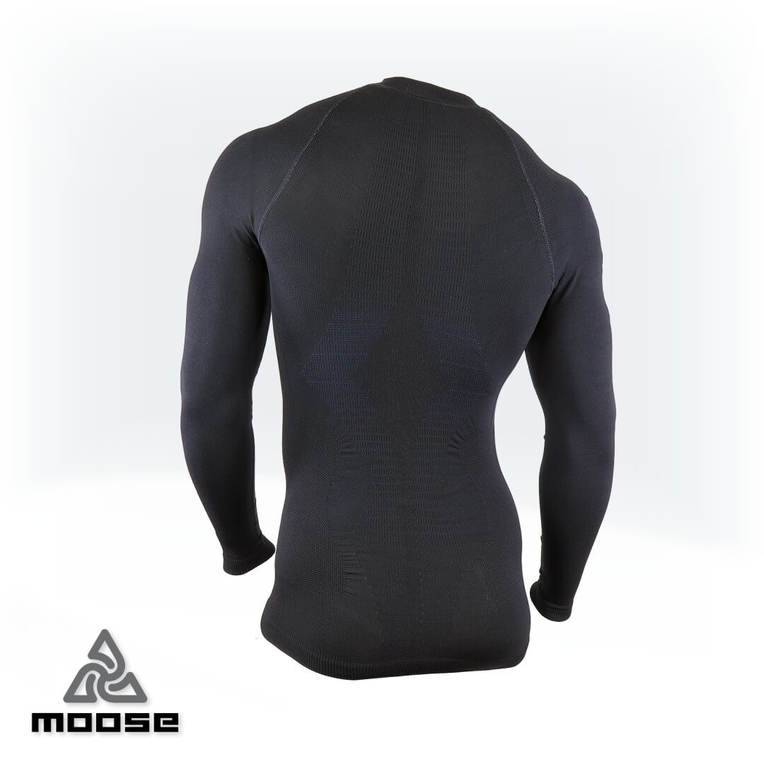 SPEED TEE LSL MEN seamless polokompresní termoprádlo Moose