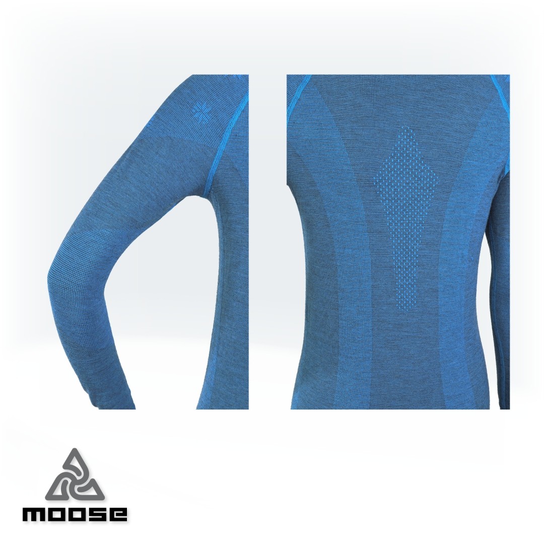 BASE MERINO TEE WOMEN teplé sportovní termoprádlo Moose