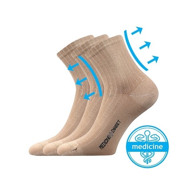 DEMEDIK klasické řetízkované ponožky Lonka