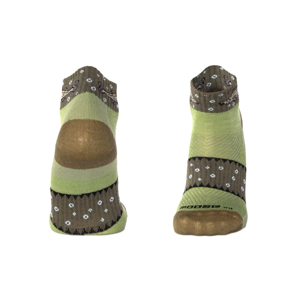 LUZY ZANDER nízké merino ponožky Moose