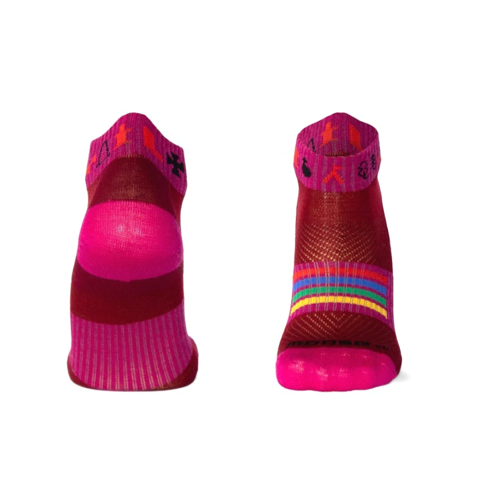 LUZY MAPA turistické nízké merino ponožky Moose
