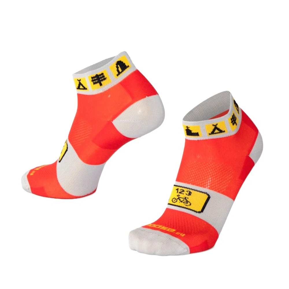 SMILE5 MAPA nízké veselé sportovní ponožky Moose