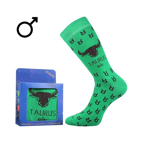 ZODIAC barevné ponožky motiv zvěrokruh Boma