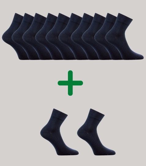 GAZDAN 10+2 ZDARMA snížené ponožky extra volný lem Lonka
