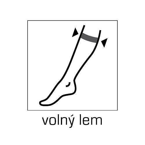 COTTON socks 60 DEN punčochové ponožky Lady B - 6 párů