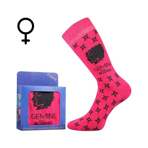 ZODIAC barevné ponožky motiv zvěrokruh Boma