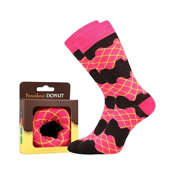 DONUT veselé dárkové ponožky Boma