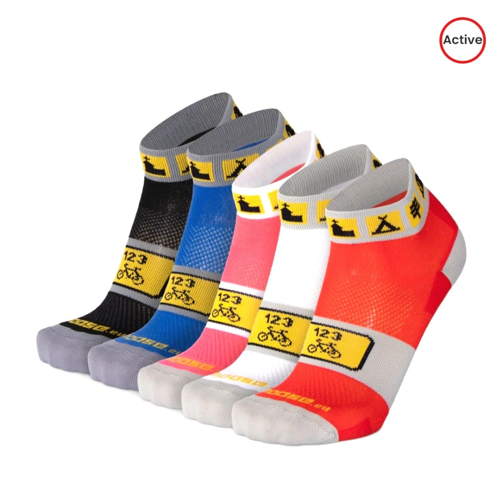 SMILE5 MAPA nízké veselé sportovní ponožky Moose