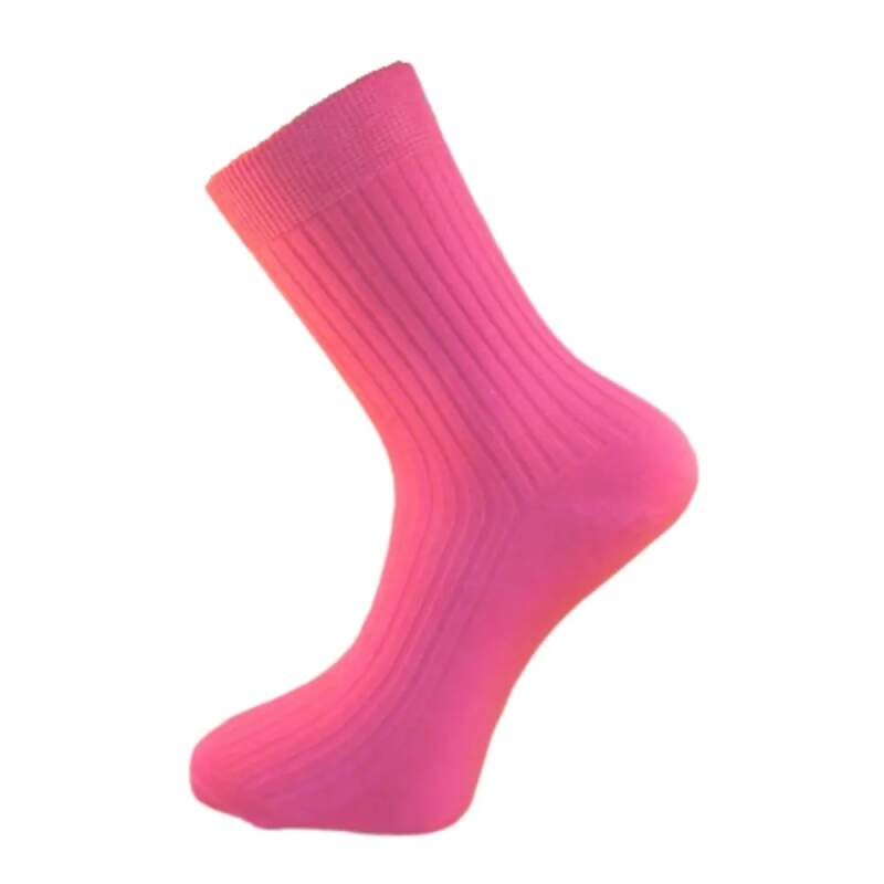 Levně FINE COLORO bavlněné ponožky - 100% bavlna Magenta 42-43 2 páry