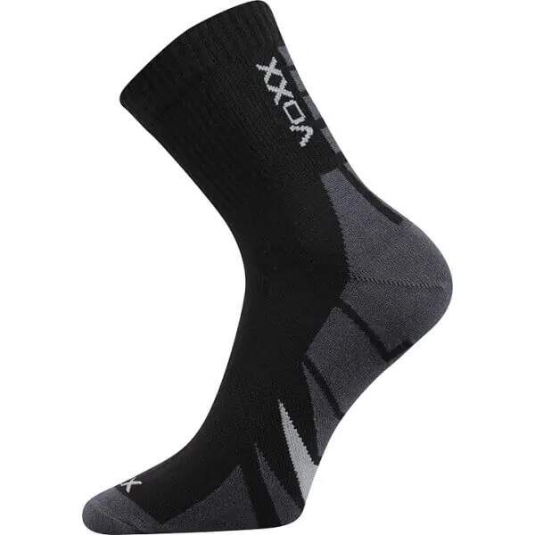 Levně HERMES bavlněné sportovní ponožky VoXX Černá 47-50 1 pár